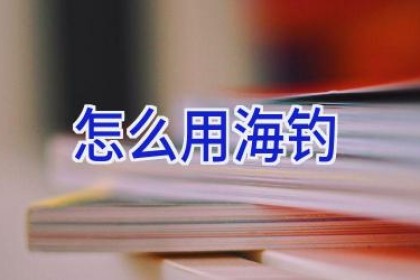 怎么用海钓