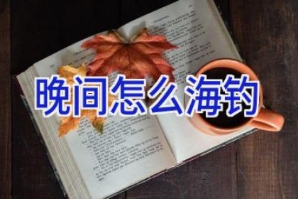 晚间怎么海钓