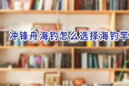 冲锋舟海钓怎么选择海钓竿