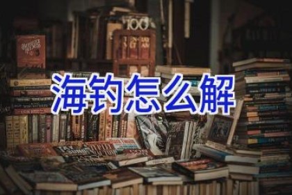 海钓怎么解