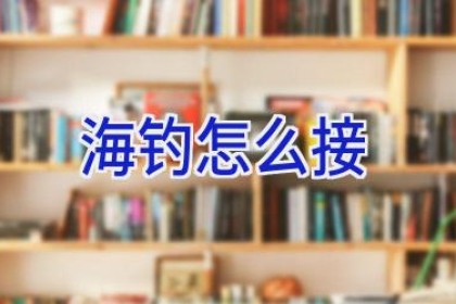海钓怎么接