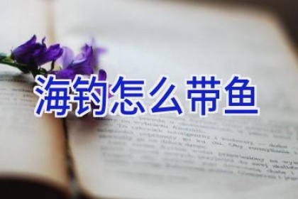海钓怎么带鱼