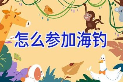 怎么参加海钓