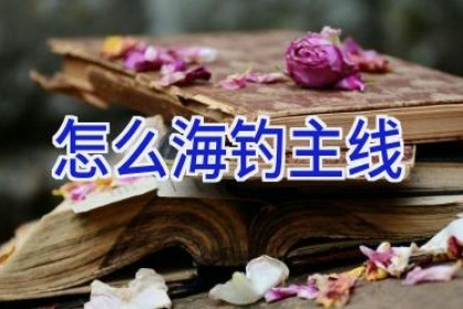 怎么海钓主线
