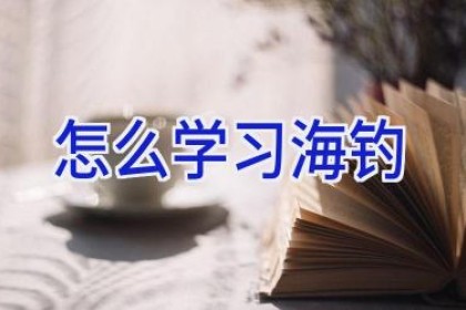 怎么学习海钓