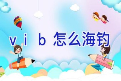 vib怎么海钓