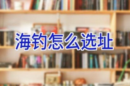 海钓怎么选址
