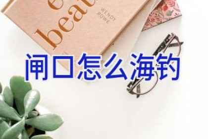闸口怎么海钓