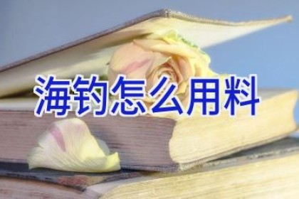 海钓怎么用料