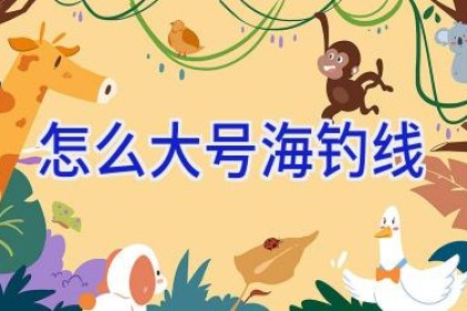 怎么大号海钓线
