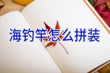 海钓竿怎么拼装