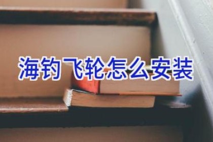 海钓飞轮怎么安装