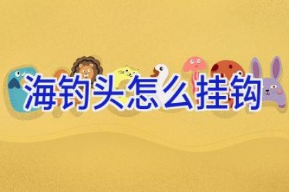 海钓头怎么挂钩