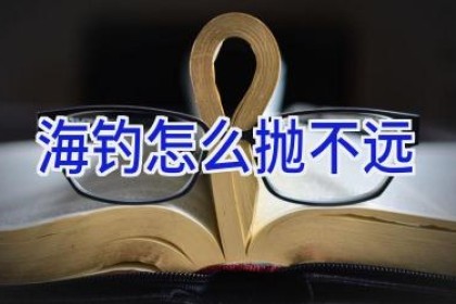 海钓怎么抛不远