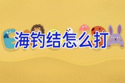 海钓结怎么打