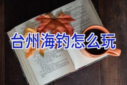 台州海钓怎么玩