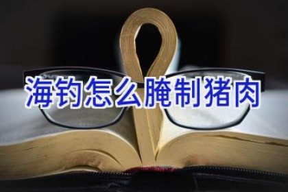 海钓怎么腌制猪肉