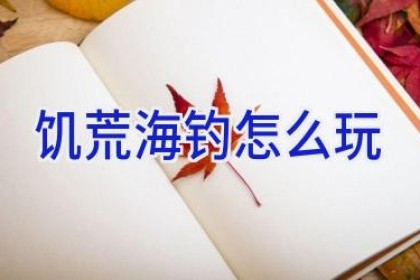 饥荒海钓怎么玩