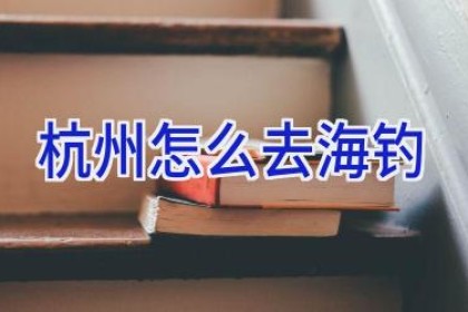 杭州怎么去海钓