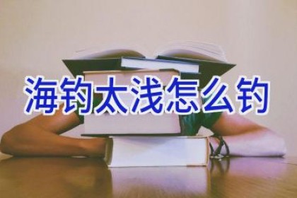 海钓太浅怎么钓