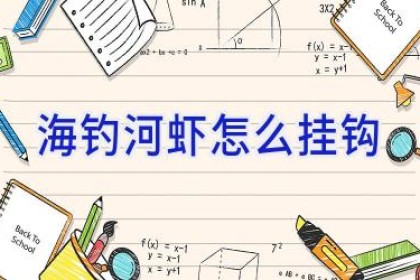 海钓河虾怎么挂钩