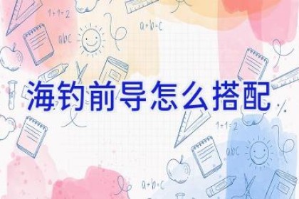 海钓前导怎么搭配