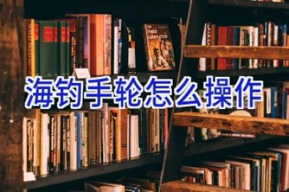 海钓手轮怎么操作