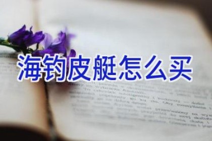 海钓皮艇怎么买