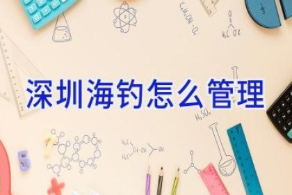 深圳海钓怎么管理