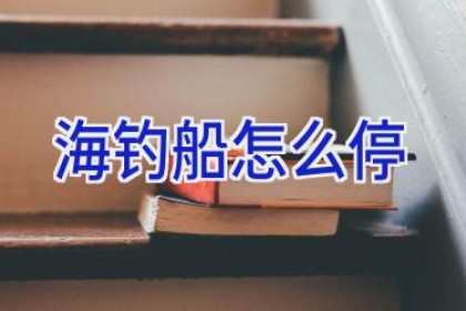 海钓船怎么停