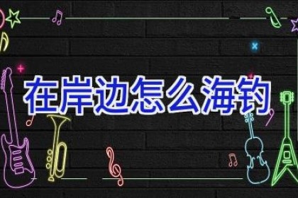 在岸边怎么海钓