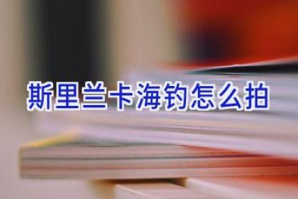 斯里兰卡海钓怎么拍