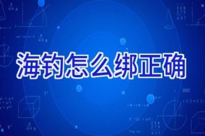 海钓怎么绑正确