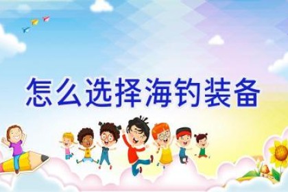 怎么选择海钓装备