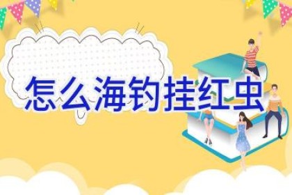 怎么海钓挂红虫