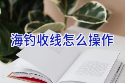 海钓收线怎么操作