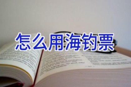 怎么用海钓票