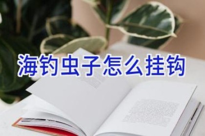 海钓虫子怎么挂钩