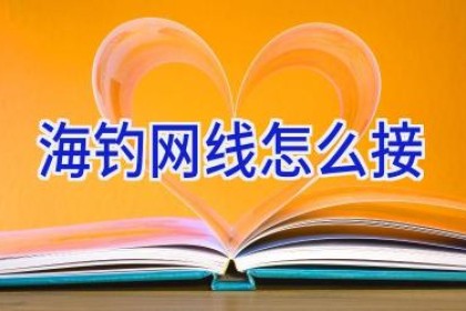 海钓网线怎么接