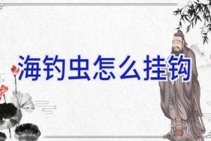 海钓虫怎么挂钩