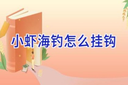 小虾海钓怎么挂钩