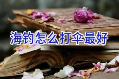 海钓怎么打伞最好