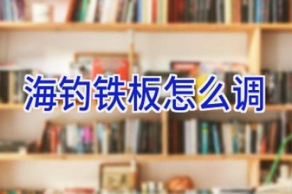 海钓铁板怎么调