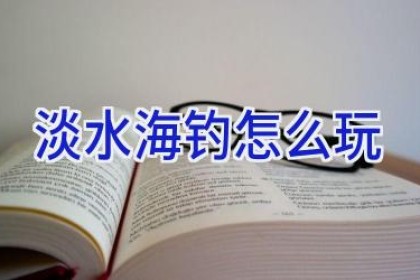 淡水海钓怎么玩