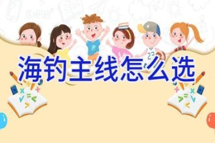 海钓 主线怎么选