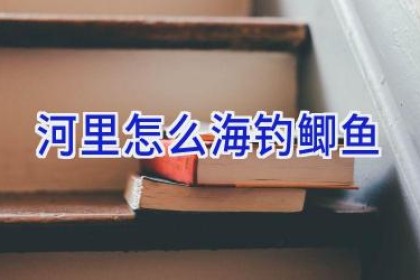 河里怎么海钓鲫鱼