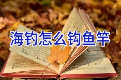 海钓怎么钩鱼竿