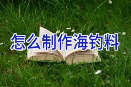 怎么制作海钓料