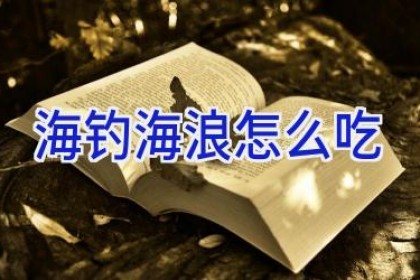 海钓海浪怎么吃