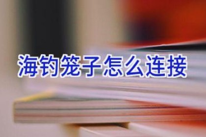 海钓笼子怎么连接